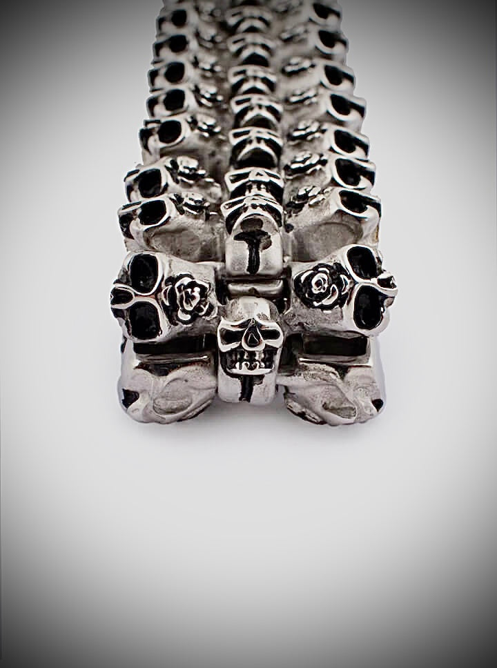 Skulls and Roses Bracelet